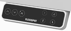 FlexiSpot E7 高さ調整ボタン